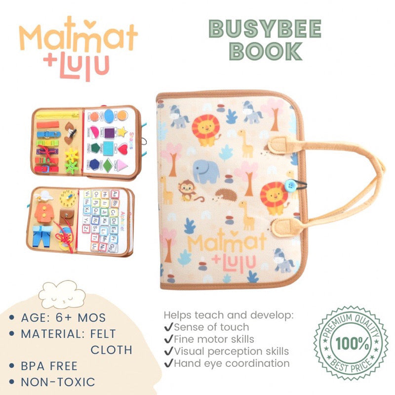Matmat + Lulu Busybook Educational Book