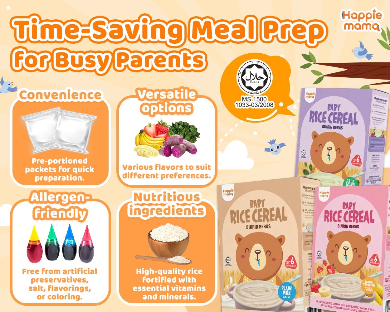 Happiemama Rice Cereal