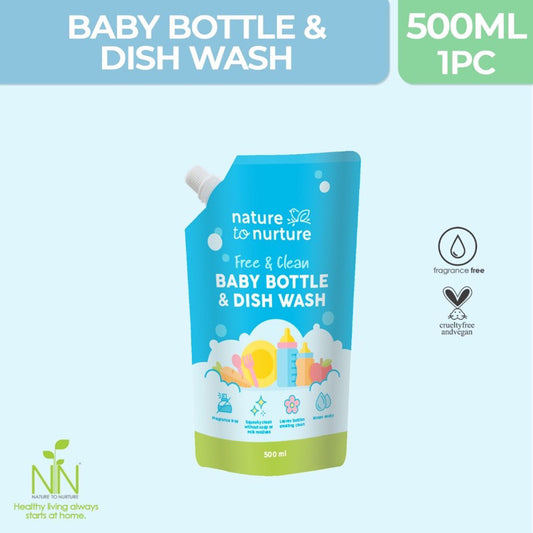 Nature to Nurture Baby Bottle and Dish Wash 500ml