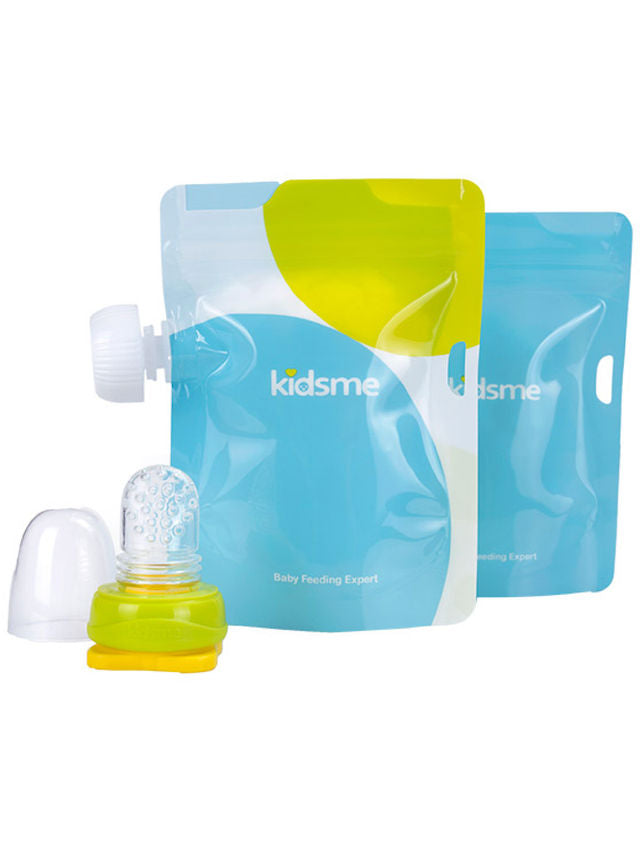 Kidsme Reusable Food Pouch with Adaptor Set (2 pcs)