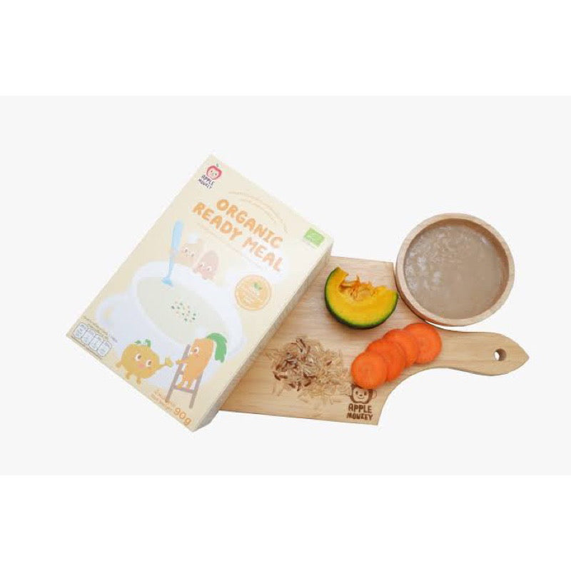 Apple Monkey Organic Ready Meal Brown Rice & Red Rice