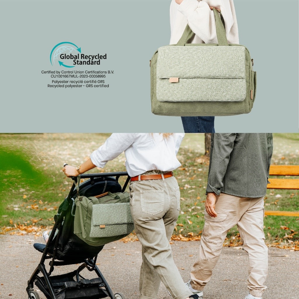 Babymoov Day to Day Abstract Diaper Changing Bag w/ Accessories (Changing mat, detachable pouch)