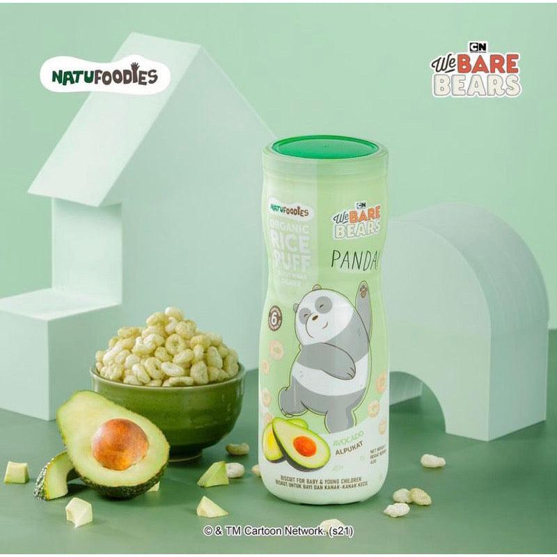 Natufoodies Organic Rice Puff We Bare Bears Edition