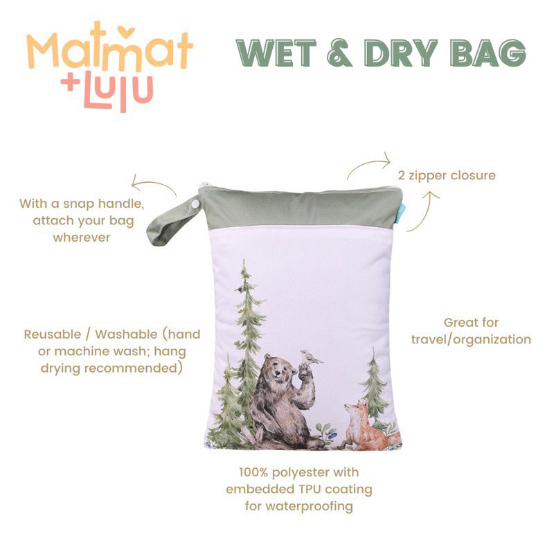 Matmat Lulu Wet and Dry storage Bag LARGE Washable