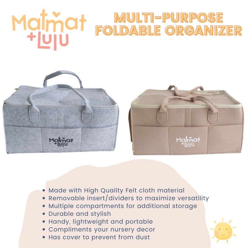 Matmat Lulu Multi purpose foldable organizer (Diaper Bag/Caddy)