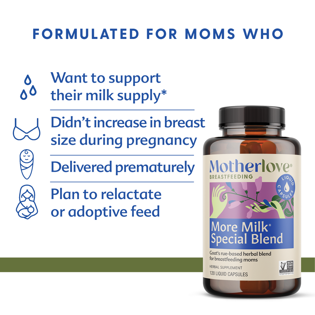 Motherlove More Milk® Special Blend Liquid Capsules