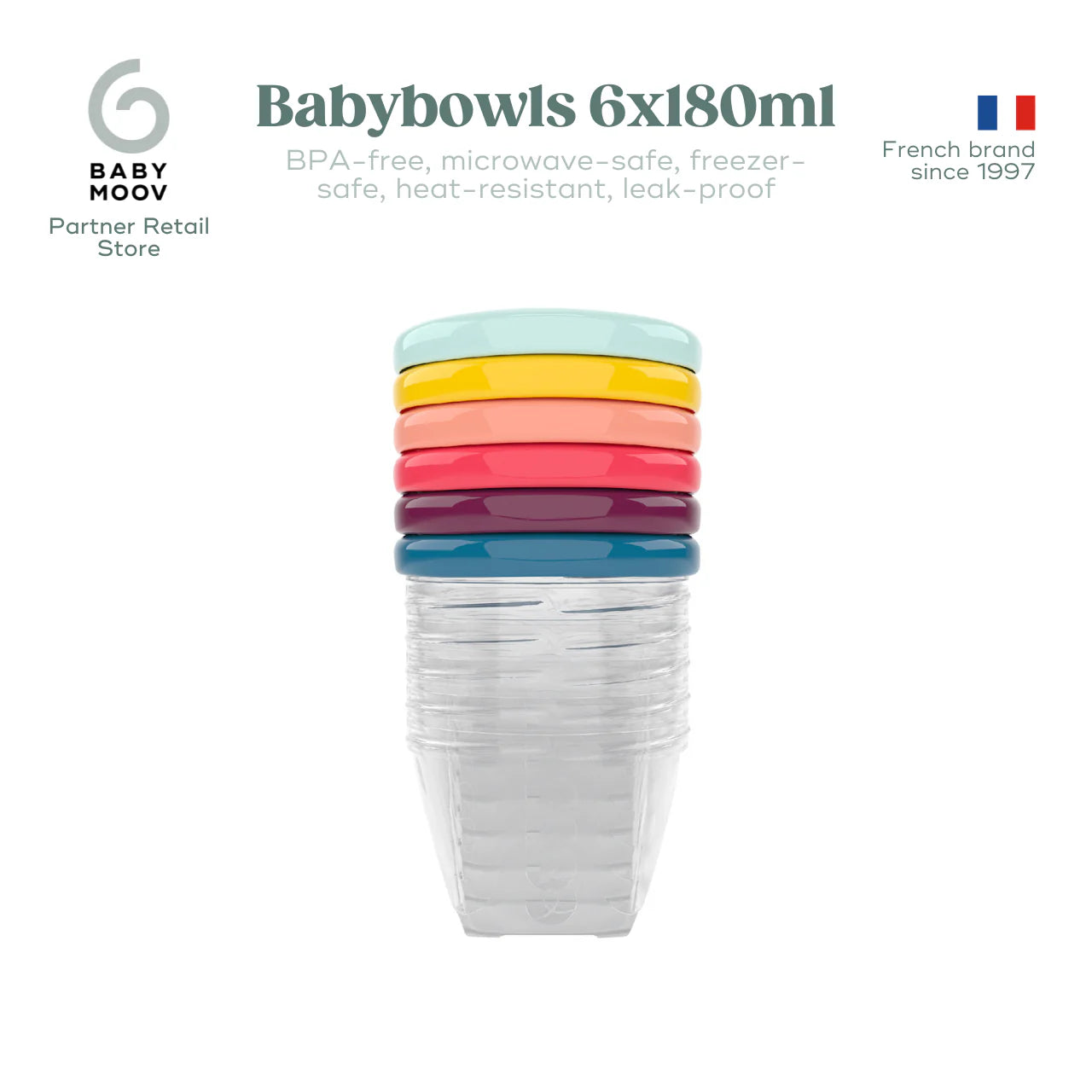 Babymoov Babybowls Airtight Food Storage Containers
