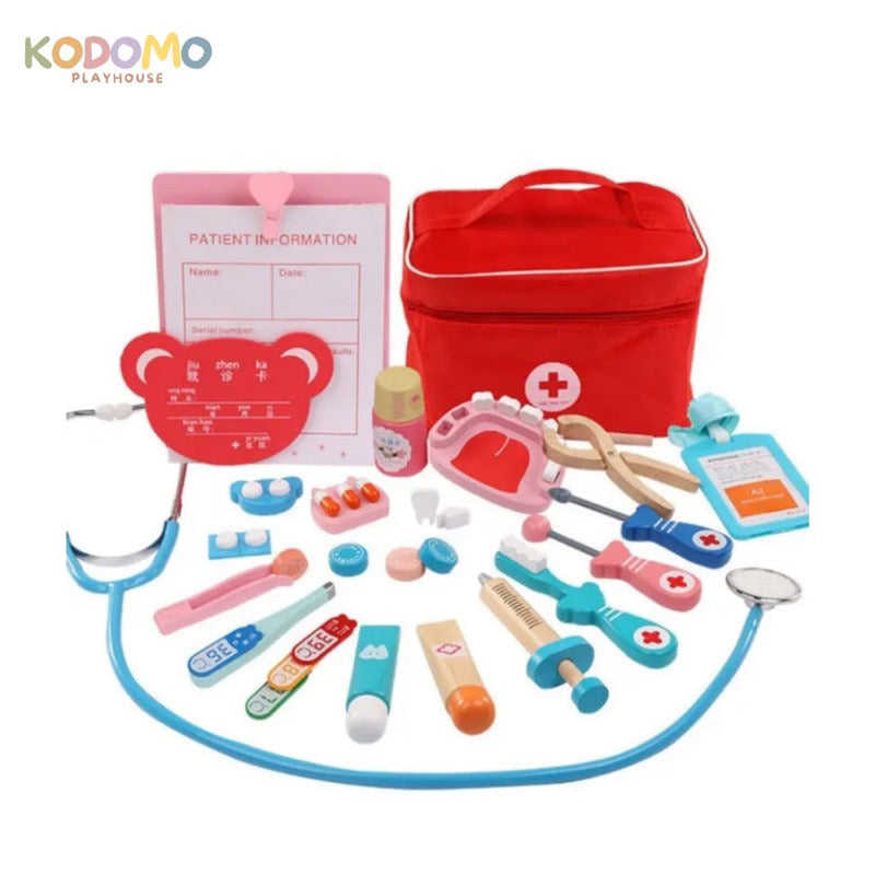 Kodomo Playhouse Wooden Doctor Playset