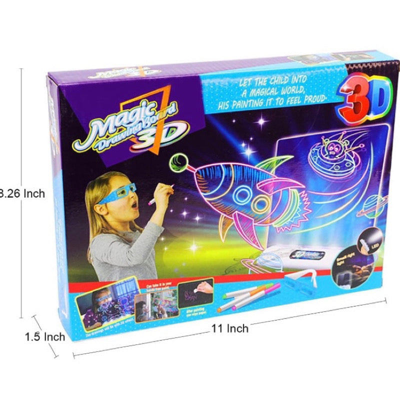 Little Fat Hugs 3D Magic Drawing Board