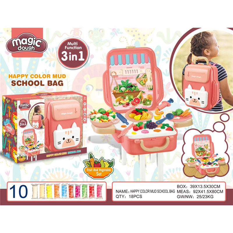 LITTLE FAT HUGS MAGIC DOUGH SCHOOL BAG