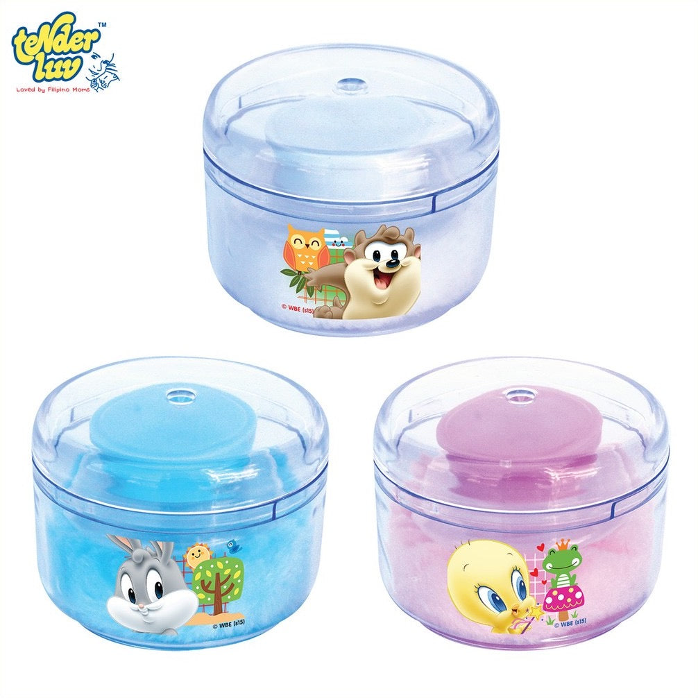 Tender Luv Looney Tunes Powder Case with Powder Puff Dispenser