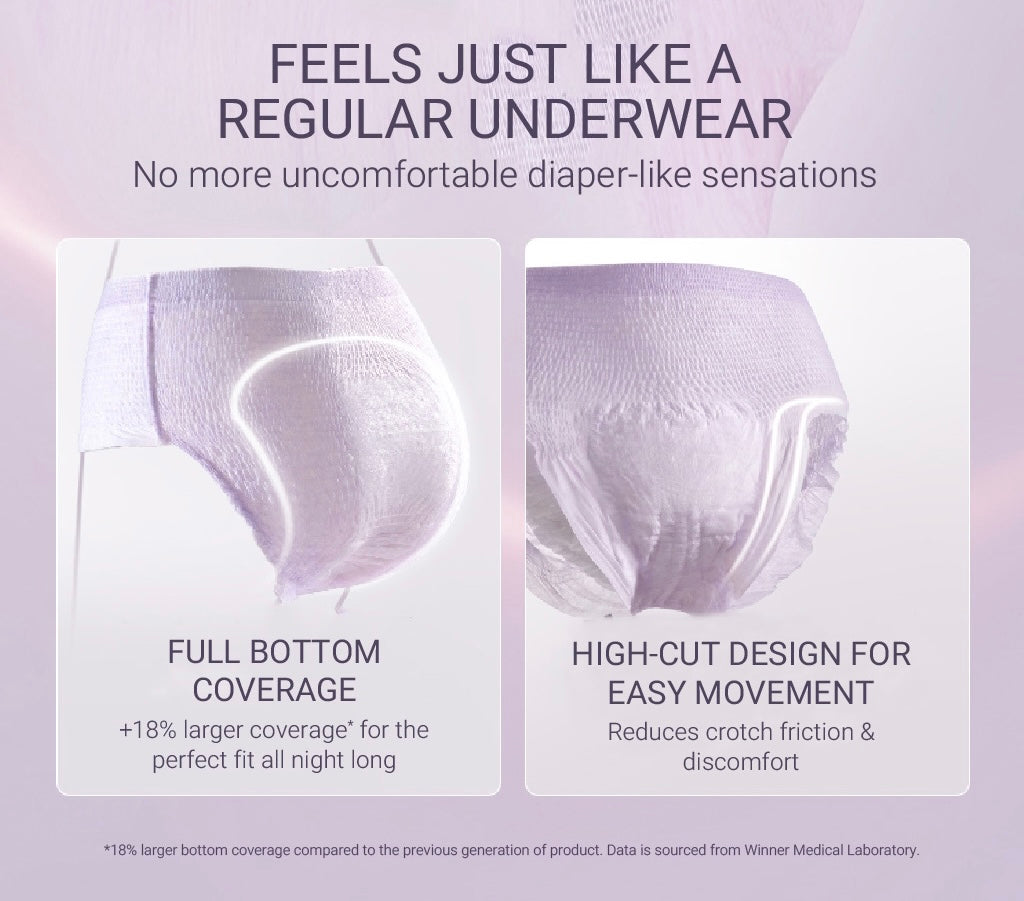 Purcotton MaxGuard Unscented Overnight Panties 2 pcs
