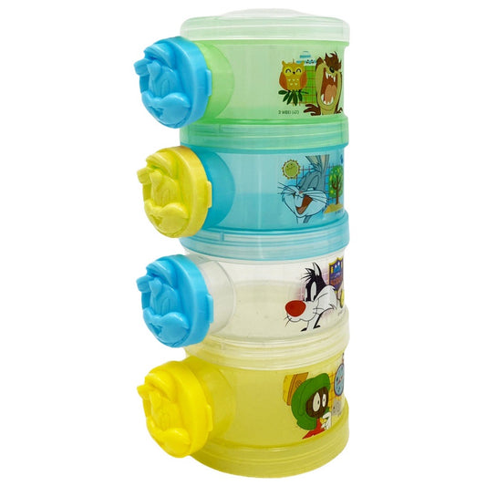 Tender Luv Looney Tunes 4- Layer Baby Milker Powder Storage Container with Side Spouts