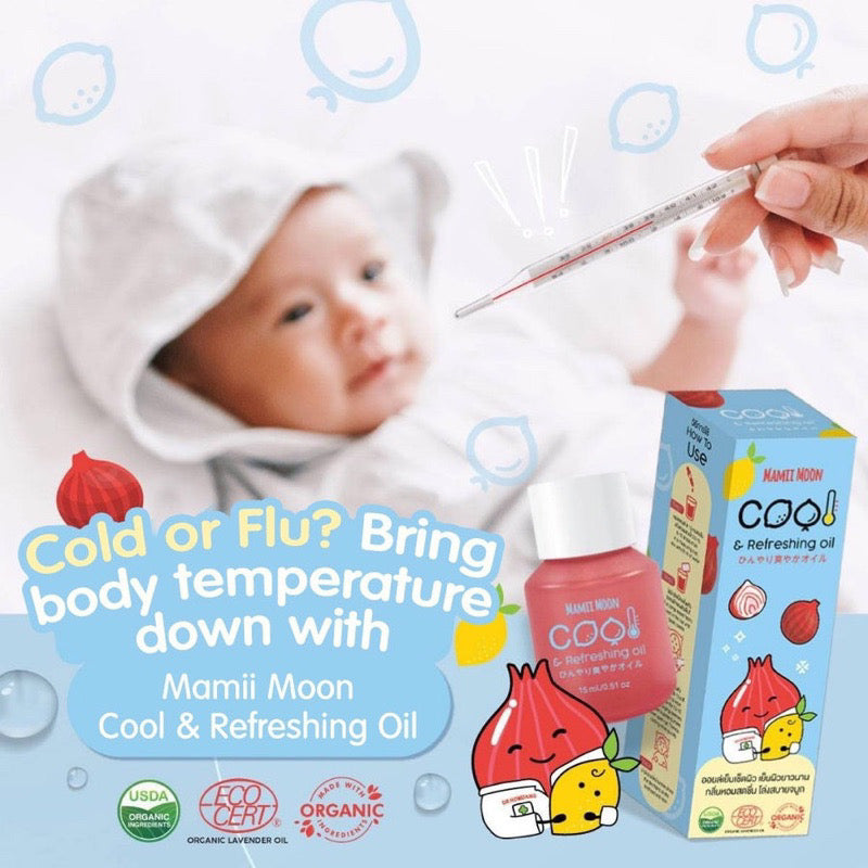 Mamii Moon Cool and Refreshing Oil for Fever