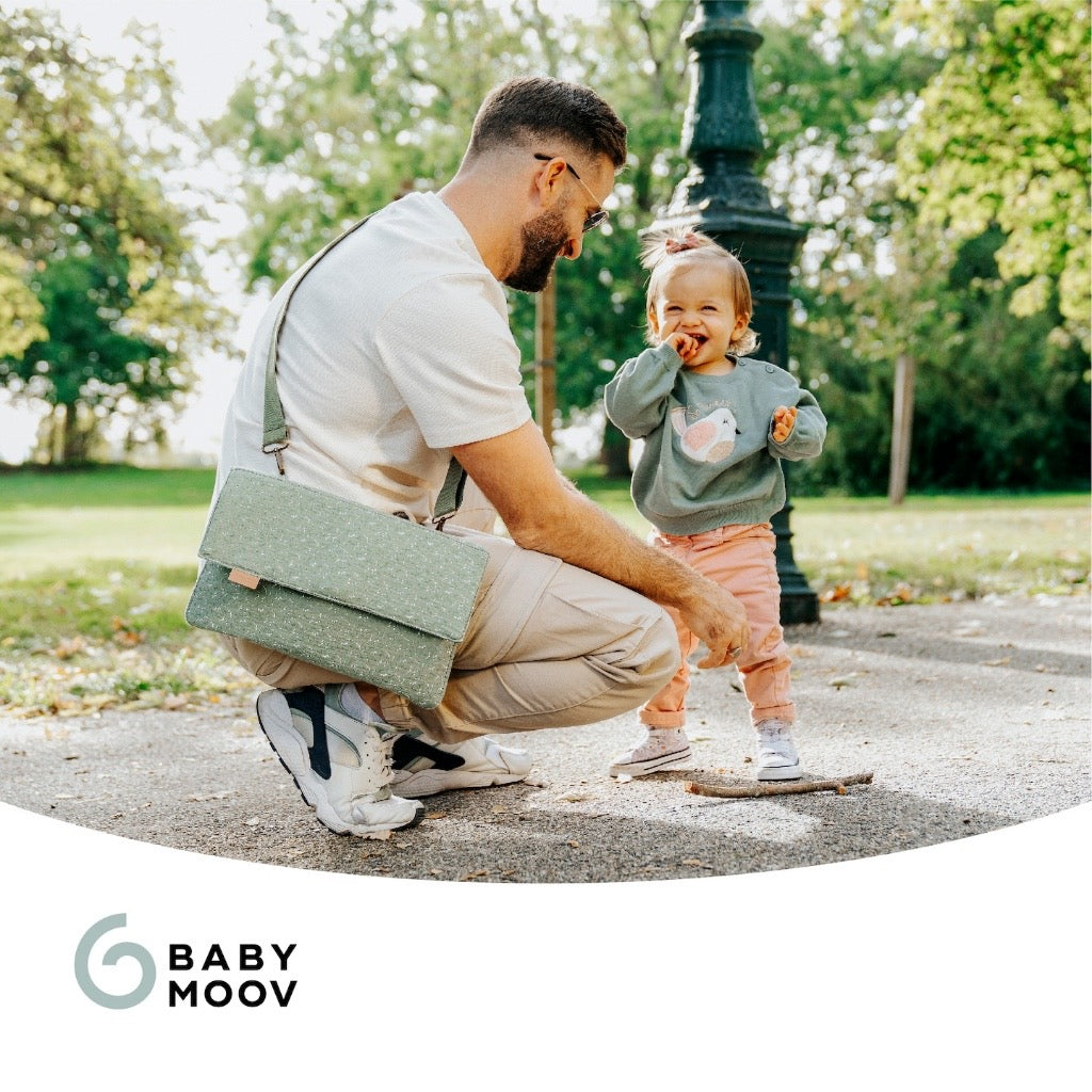 Babymoov Day to Day Abstract Diaper Changing Bag w/ Accessories (Changing mat, detachable pouch)