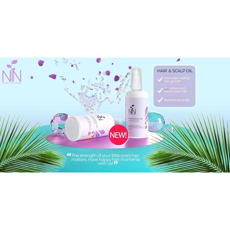 NATURE TO NURTURE HAIR AND SCALP BABY OIL