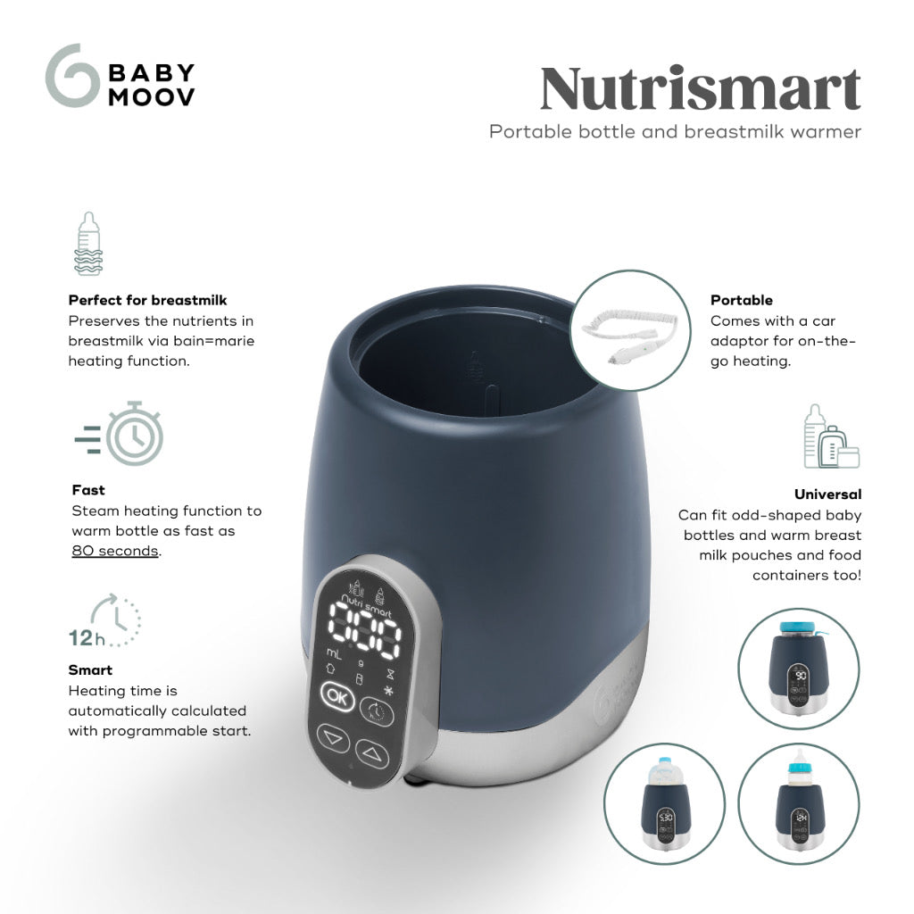 Babymoov Nutrismart Fast and Portable Bottle / Breast Milk Warmer