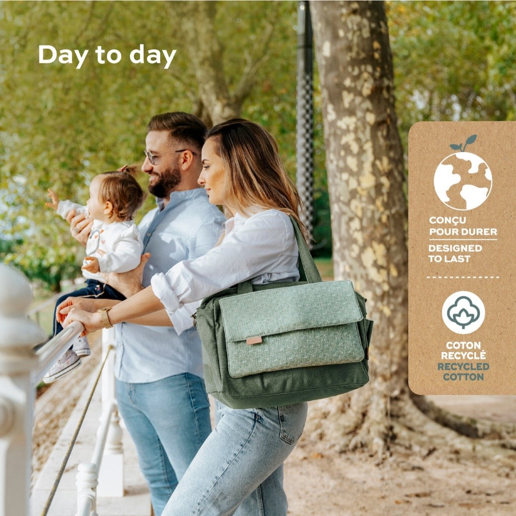 Babymoov Day to Day Abstract Diaper Changing Bag w/ Accessories (Changing mat, detachable pouch)