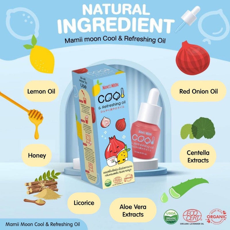 Mamii Moon Cool and Refreshing Oil for Fever