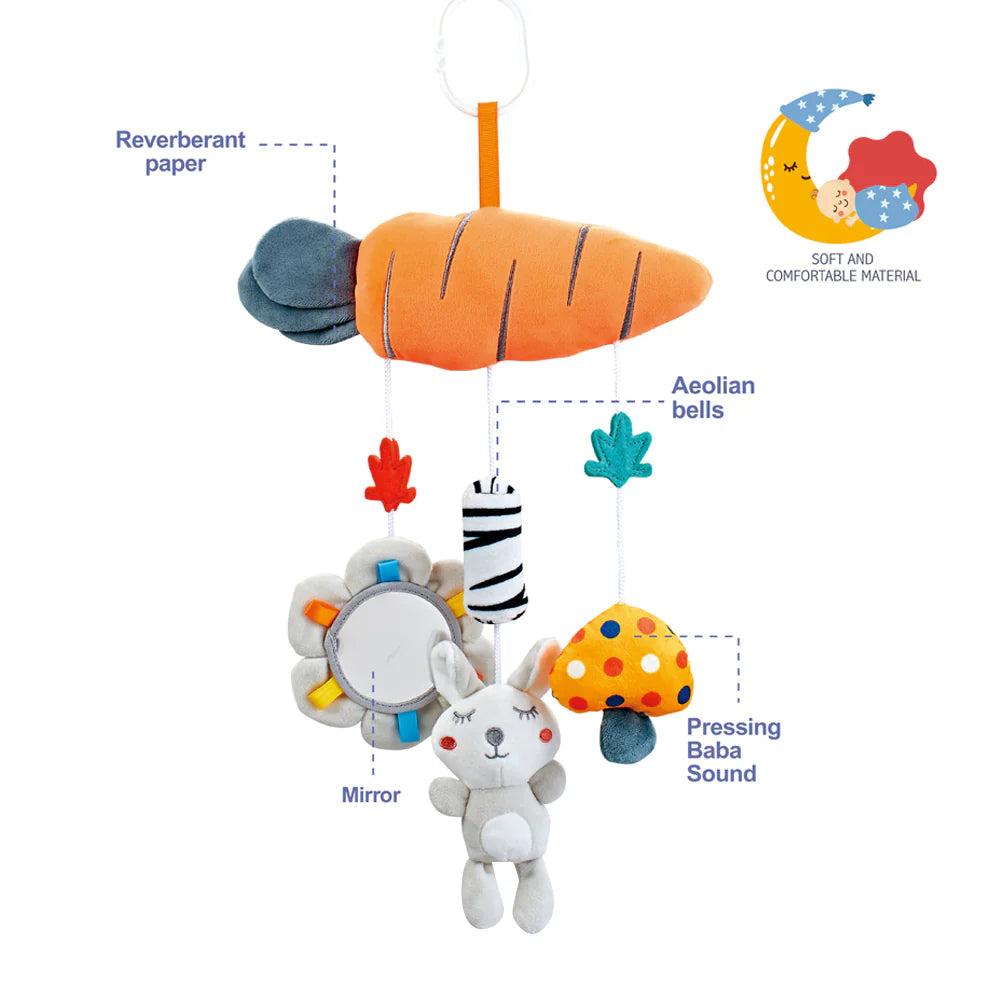 LITTLE FAT HUGS CARROT MOBILE ( BABY HANGING TOY )