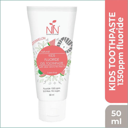 NATURE TO NURTURE KIDS FLUORIDE GEL TOOTHPASTE, 3 YEARS & UP