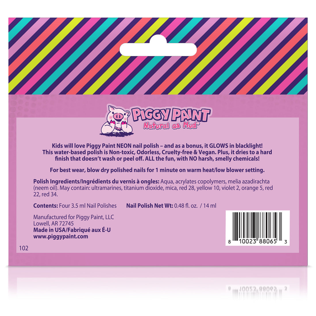 Piggy Paint Neon Box Set Nail Polish