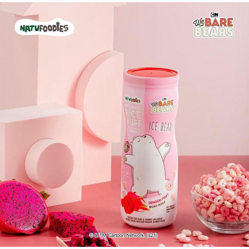 Natufoodies Organic Rice Puff We Bare Bears Edition