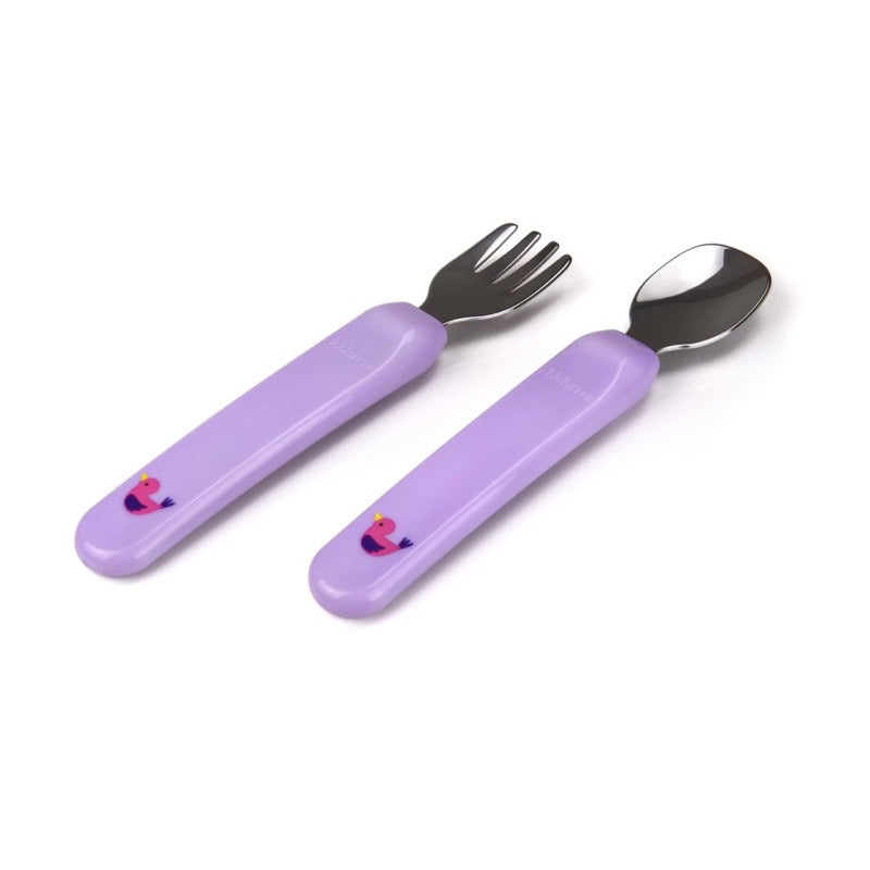 Kidsme Premier Spoon and Fork for Kids with Case