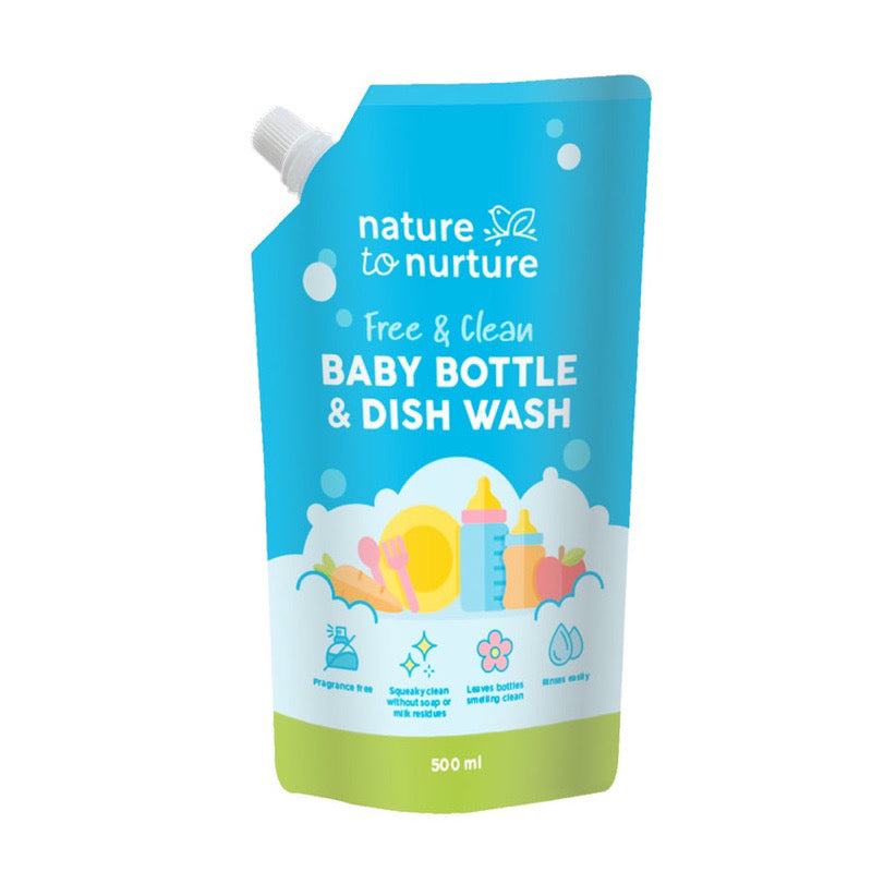 Nature to Nurture Baby Bottle and Dish Wash 500ml