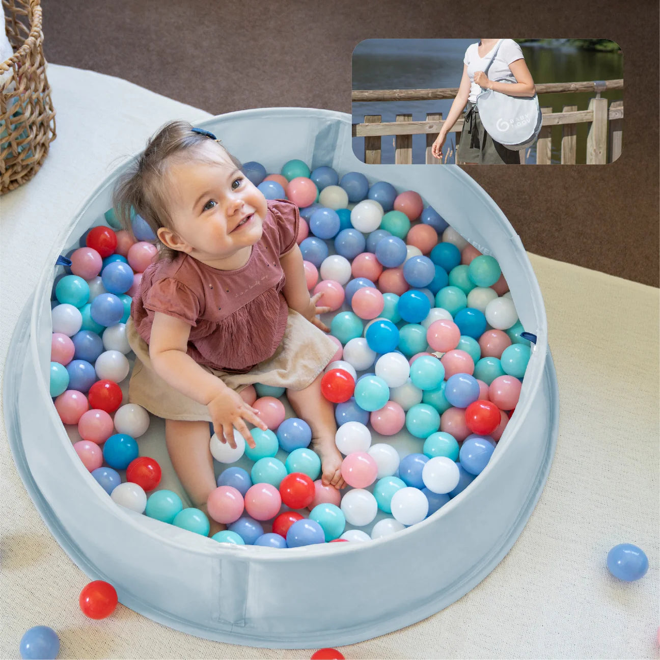 BABYMOOV AQUANI ANTI-UV SPF 50+ PLAYPEN & POOL