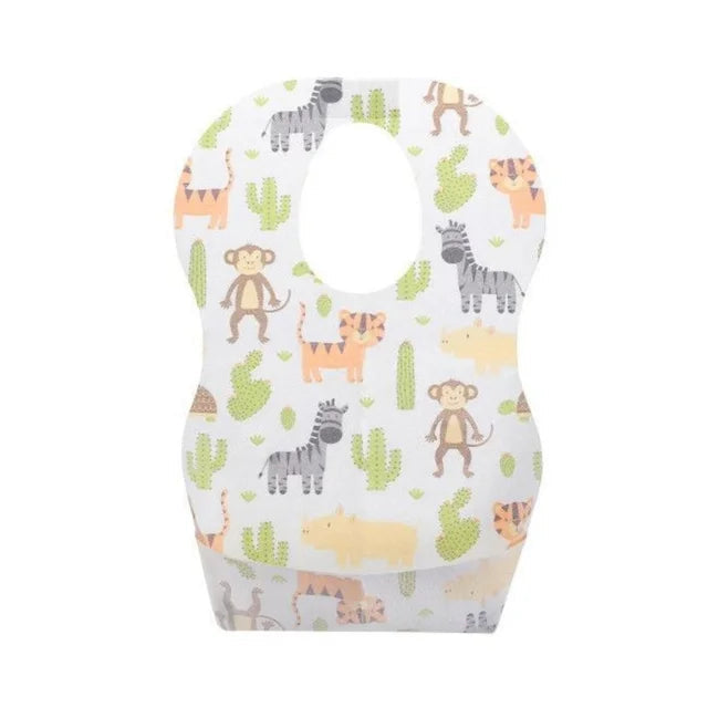 PRINCE LIONHEART DISPOSABLE BABY BIBS (PACK OF 10)