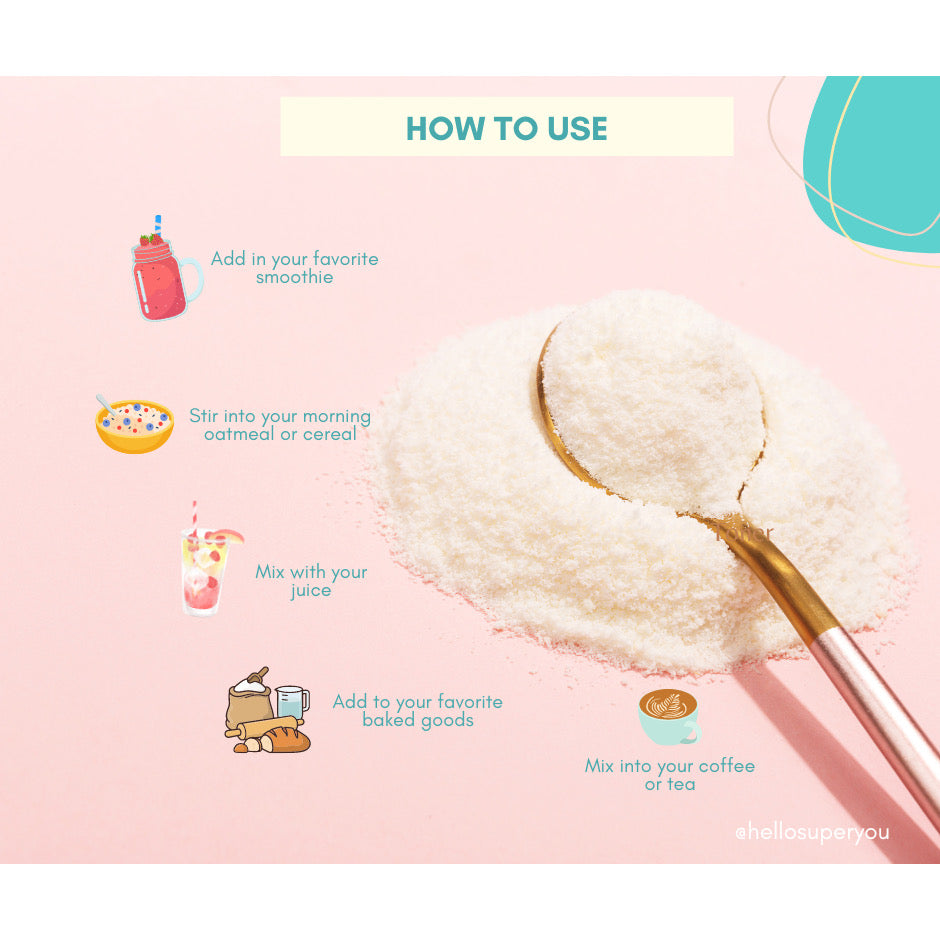 Hello, Superyou Collagen Peptide with Biotin, Vitamin C, Hyaluronic Acid, ACV for optimum health