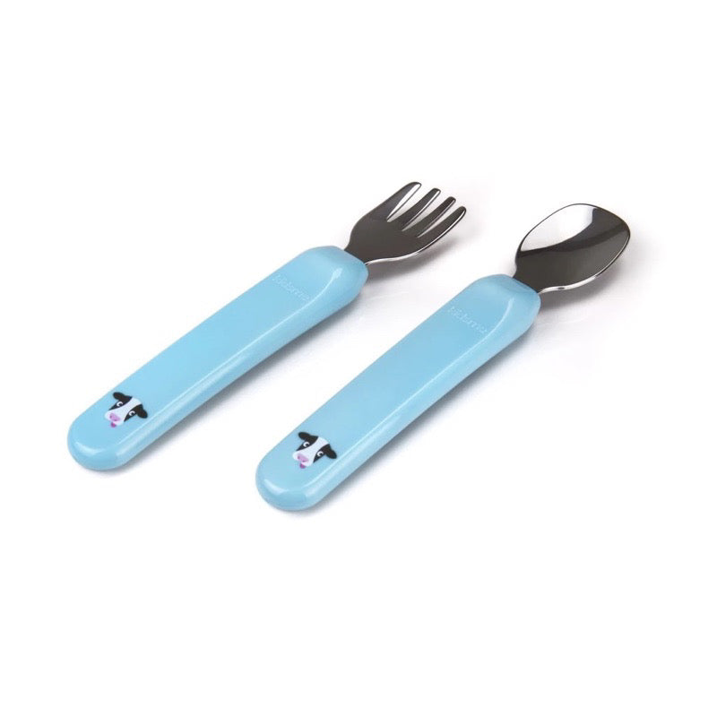 Kidsme Premier Spoon and Fork for Kids with Case
