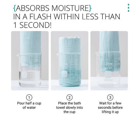 Purcotton Airysoft Gauze Bath Towel (160x90cm)