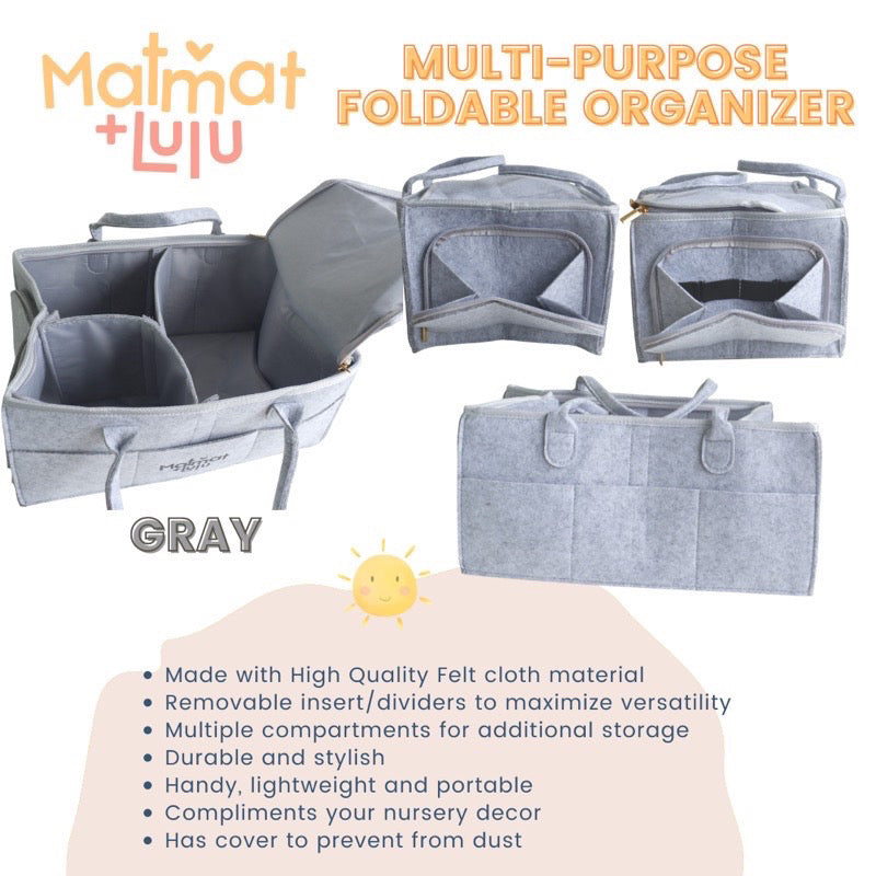 Matmat Lulu Multi purpose foldable organizer (Diaper Bag/Caddy)