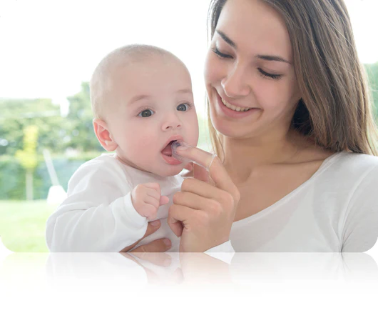 Kidsme Silicone Finger Toothbrush & Gum Massager