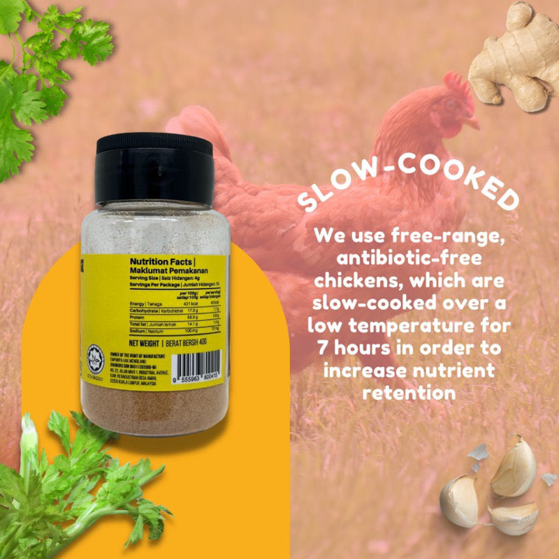 Little Baby Grains Free-Range Antibiotic-Free Chicken Stock Powder