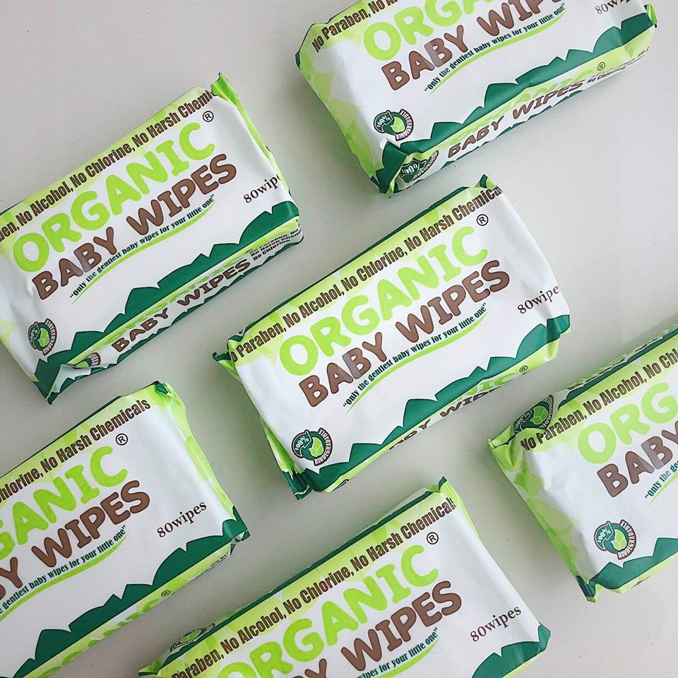 Organic Baby Wipes Bundles of 6pcs 80s regular