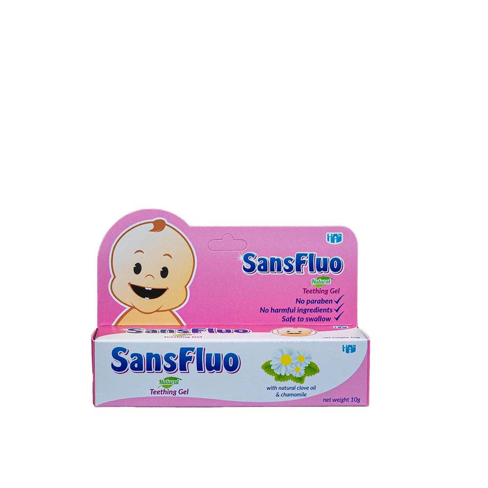 Sansfluo Natural Teething Gel 10g