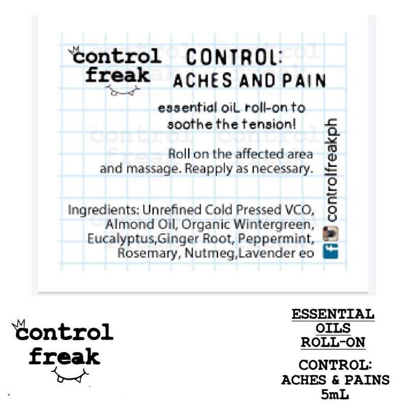 Control Freak Essential Oils Control Tummy Trouble/Aches & Pains 5ml