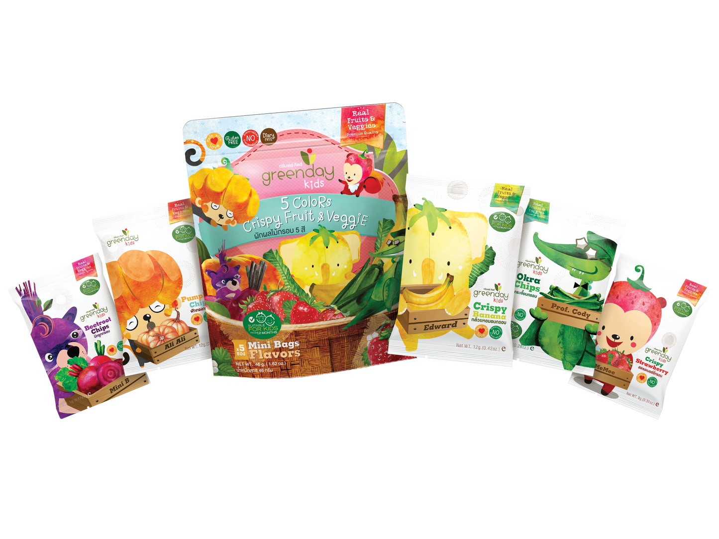 Greenday Kids 5 Crispy Fruits and Veggies
