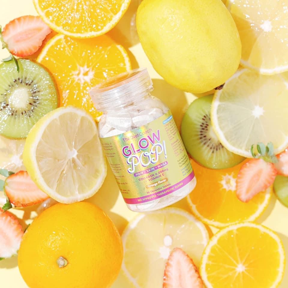 The Diet Coach Glow Pop Collagen plus Vitamin C