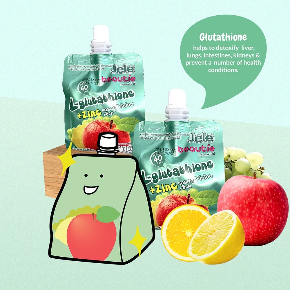 Jele Beautie L Glutathione + Zinc Mixed Fruits