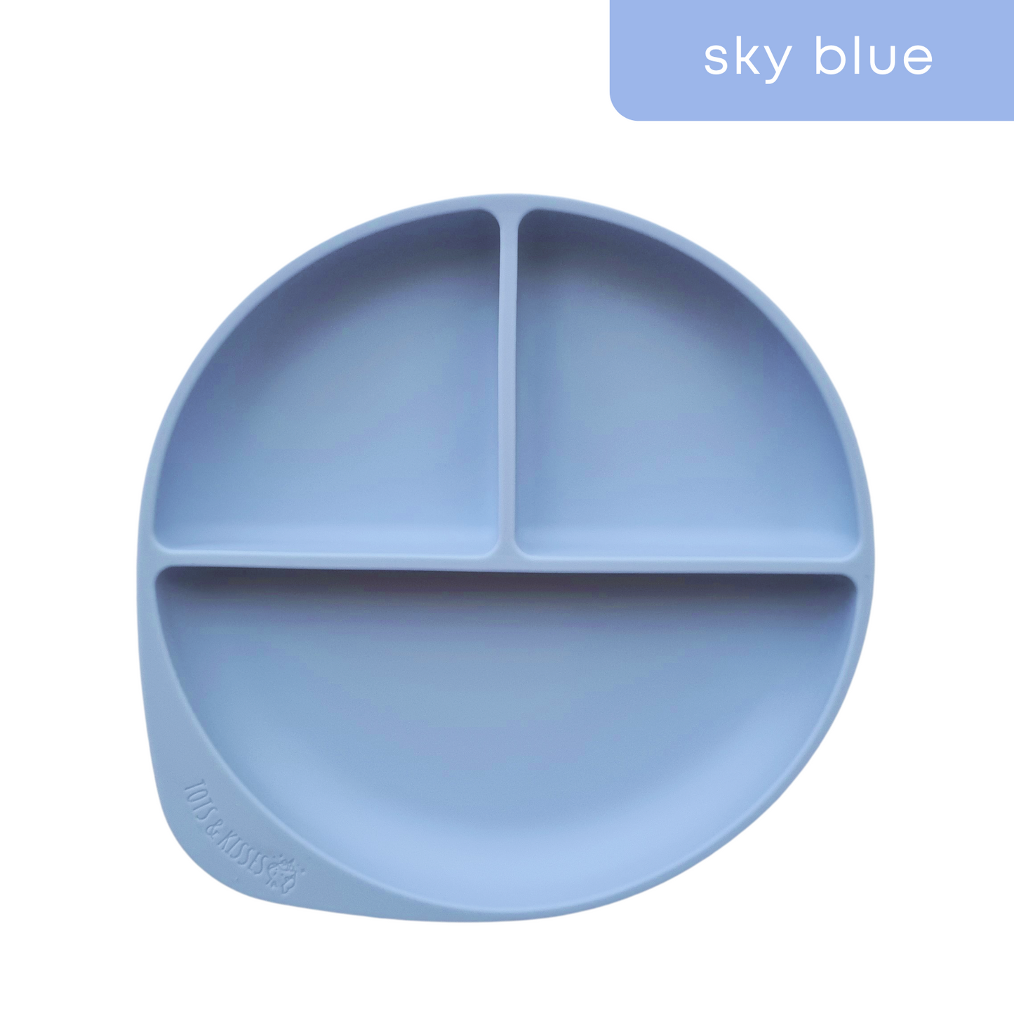 Tots & Kisses Stay Put Divided Plate