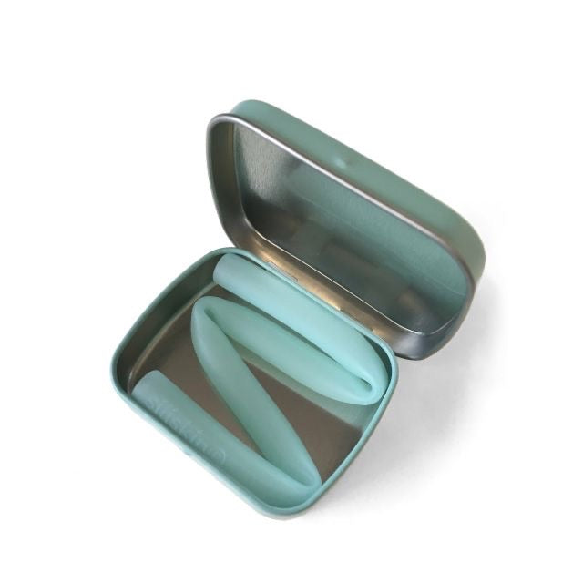 Gosili Reusable Silicone Straw in Travel Tin Case (Standard)