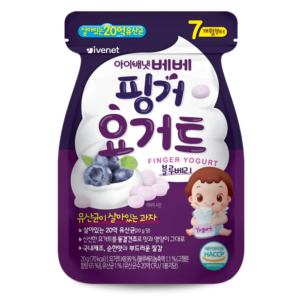 Ivenet Finger Yogurt Baby Snack