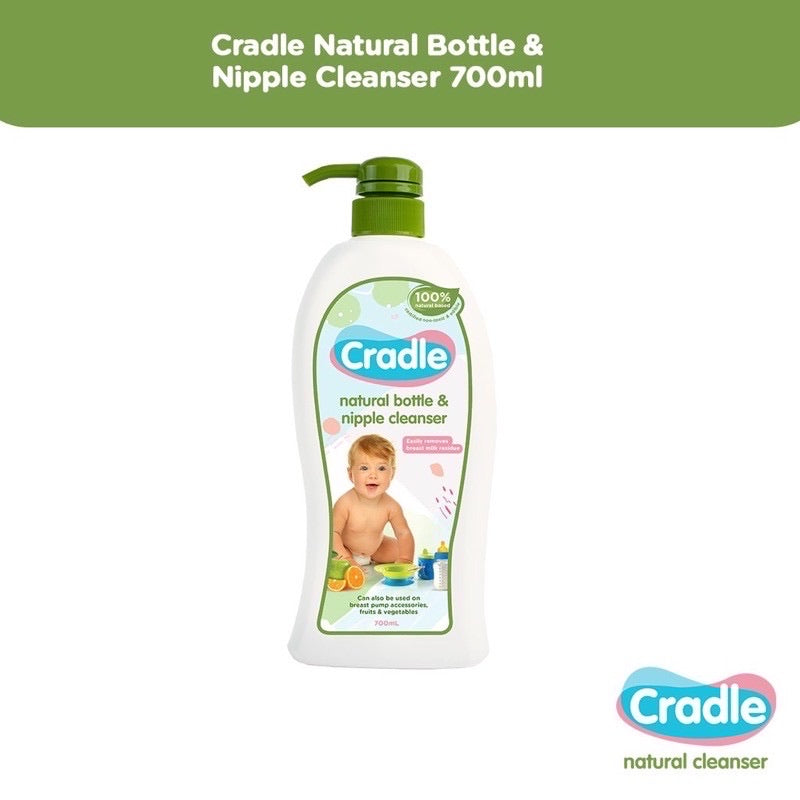Cradle Natural Bottle and Nipple Cleanser 700ml