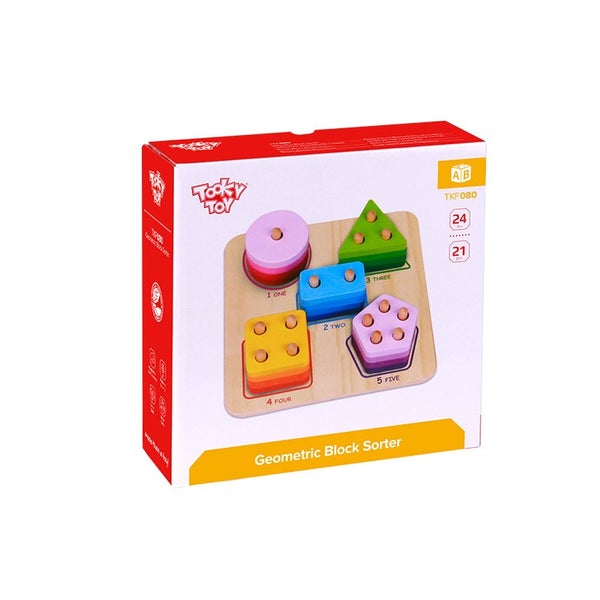 Tooky Toy Geometric Block Sorter