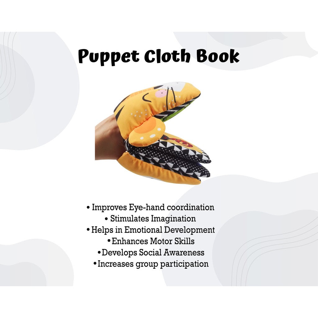 Infantway Huggabooks Tiger Puppet Cloth Book