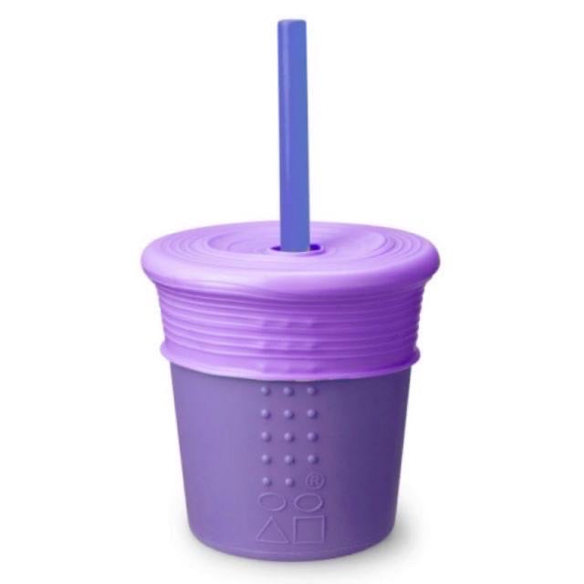 GoSili 8oz Silicone Straw Cup